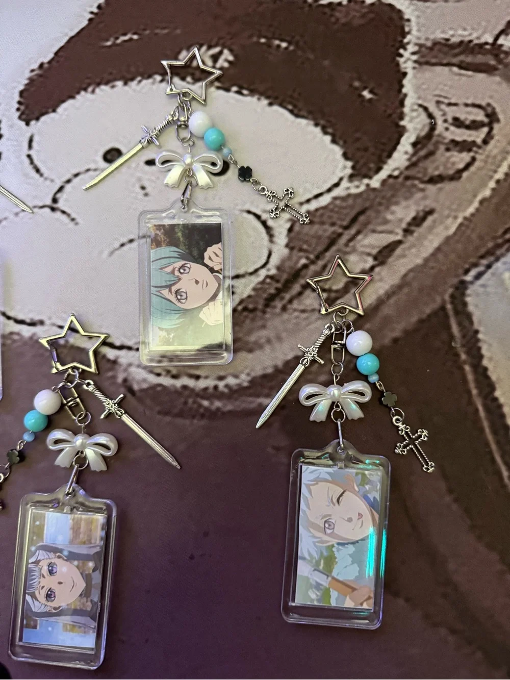 Black Clover Keychains